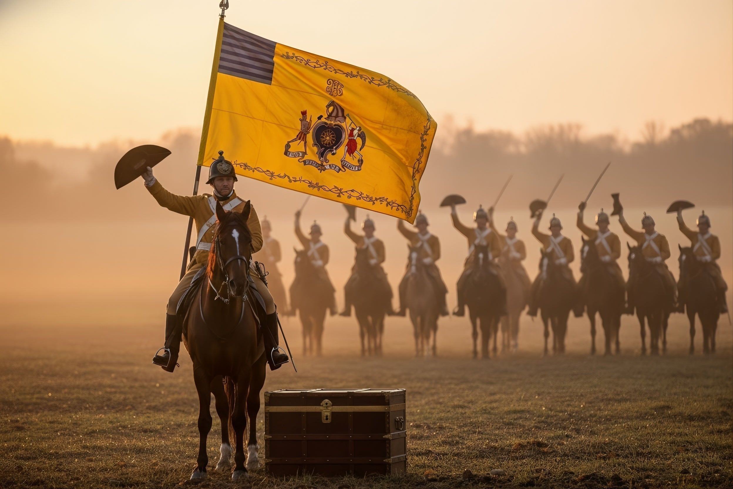 Philadelphia Light Horse Flag (1774): First American Cavalry