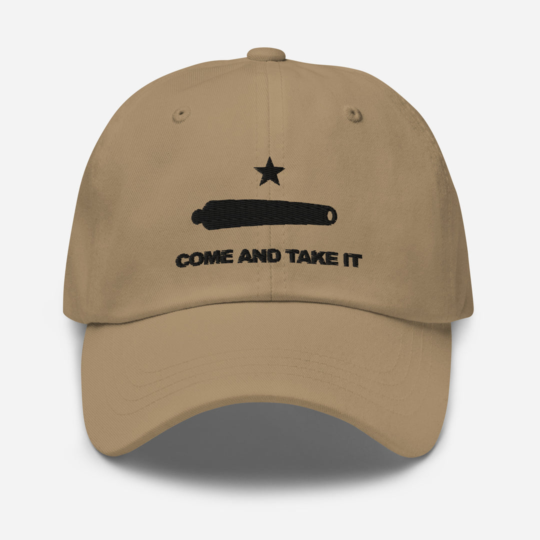 Dad Hat - Come And Take It (Black Embroidered)