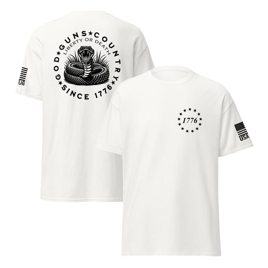 God Guns Country T-Shirts | Unisex Classic Tees | Gildan 5000