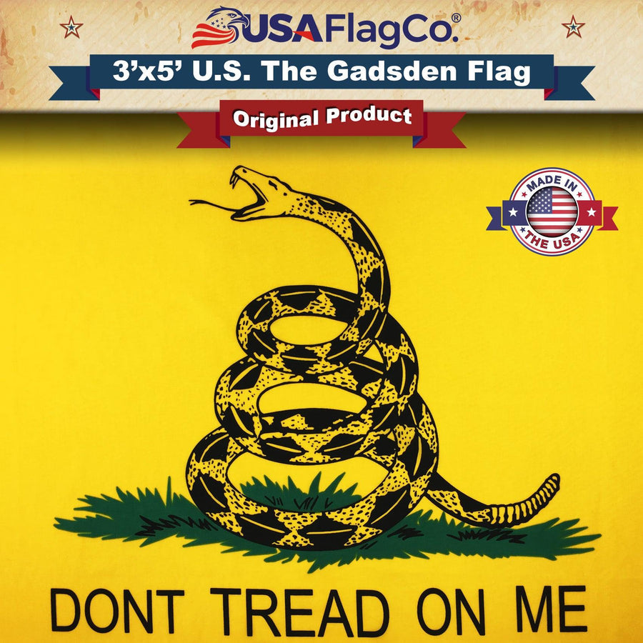 Gadsden Flag (Don't Tread On Me) - USA Flag Co.