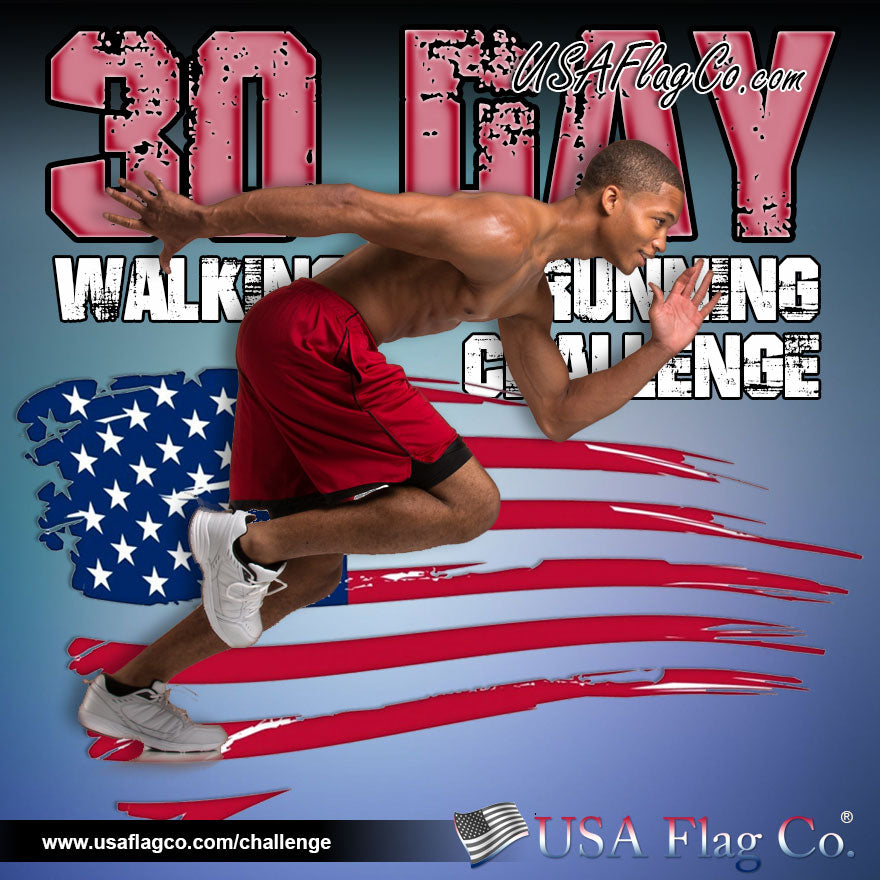 30 Day Walking to Running Challenge | USA Flag Co.