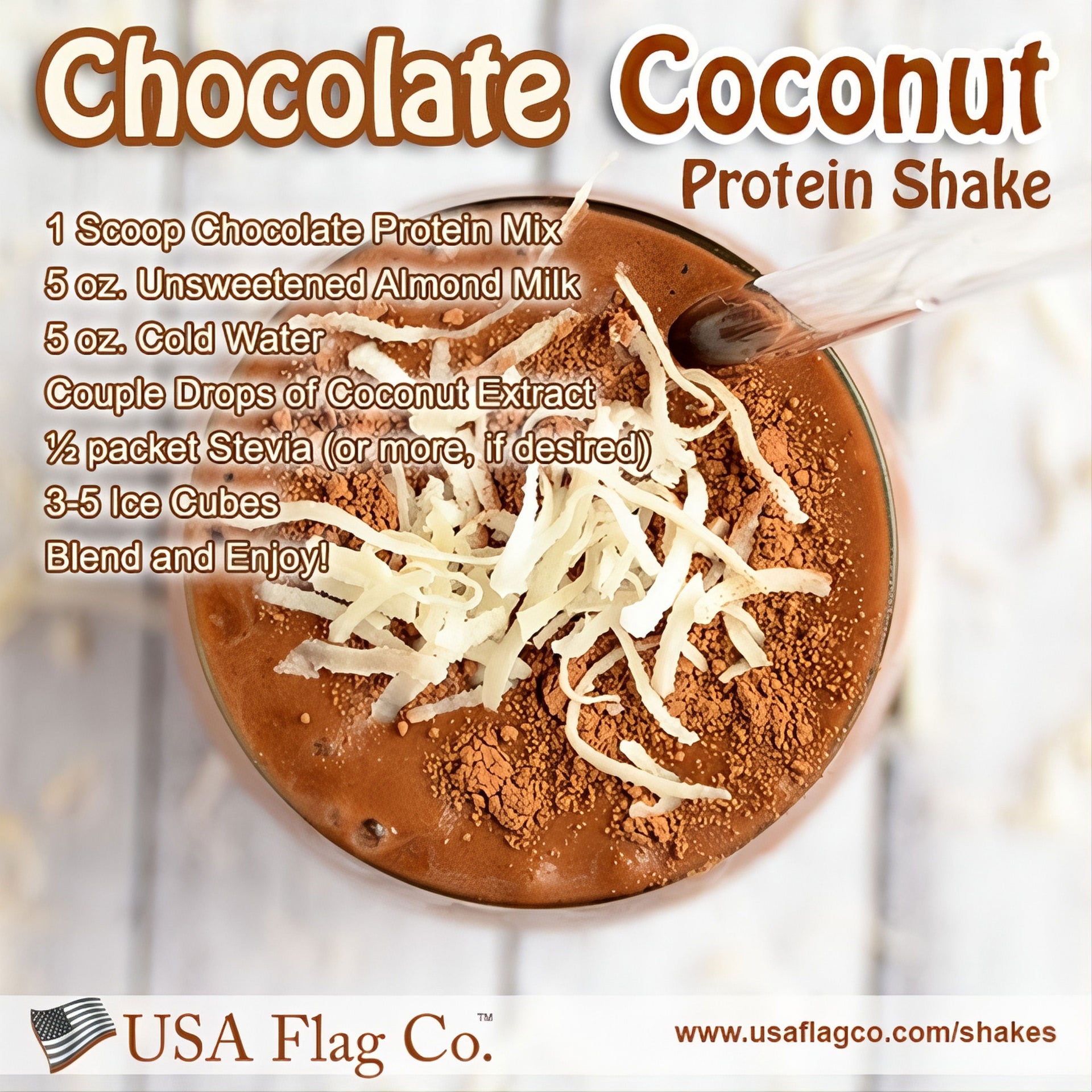 Transform Your Mornings with this Chocolate Coconut Protein Shake Recipe