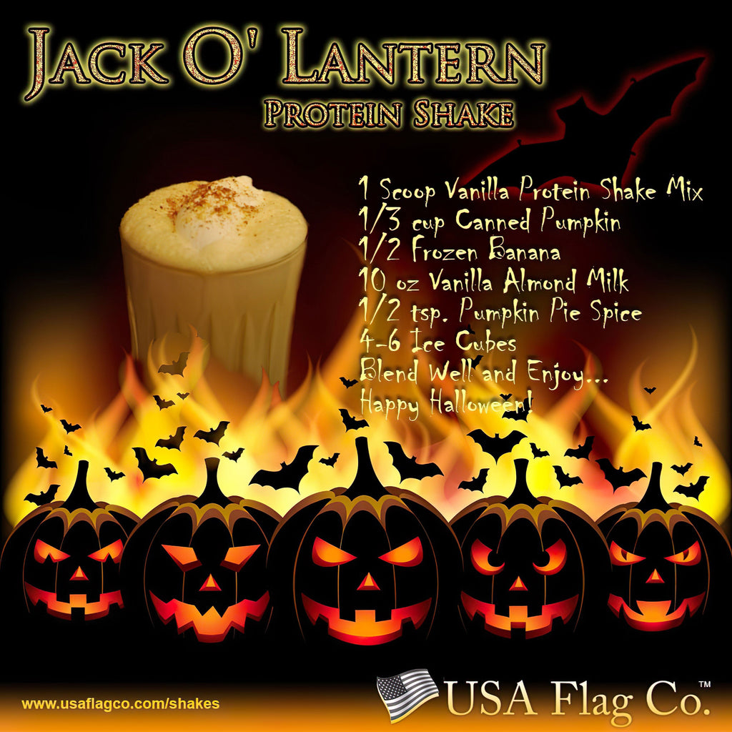 Unleash Your Inner Daredevil with this Jack O’ Lantern Protein Shake