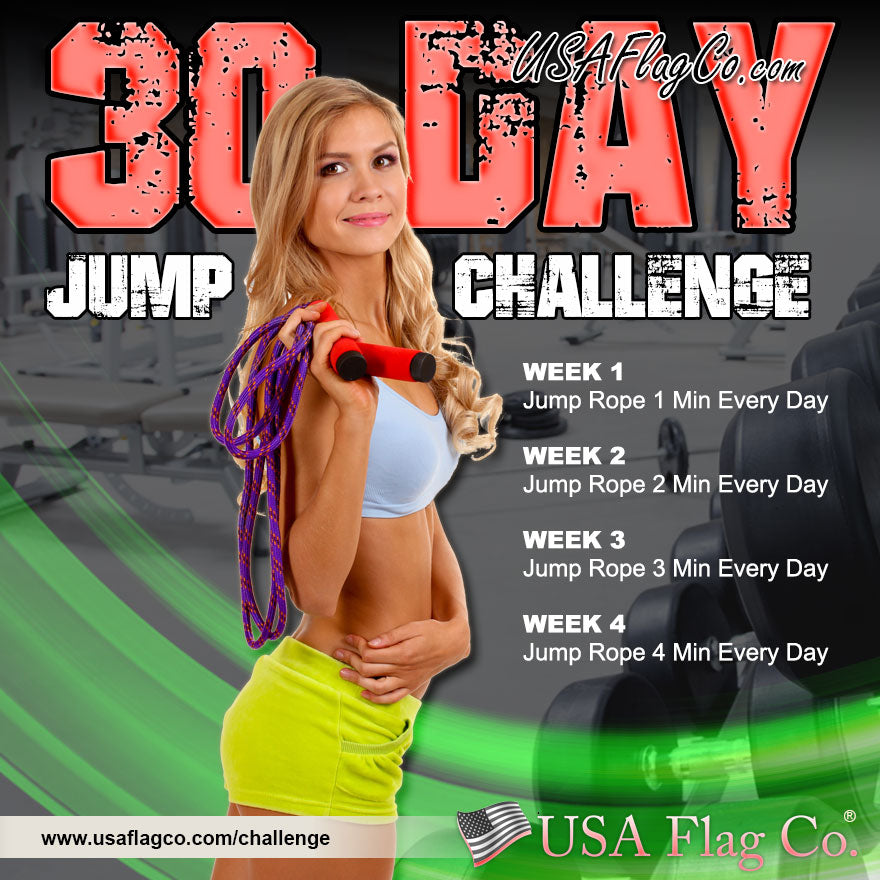 30 Day Jump Rope Challenge | USA Flag Co.