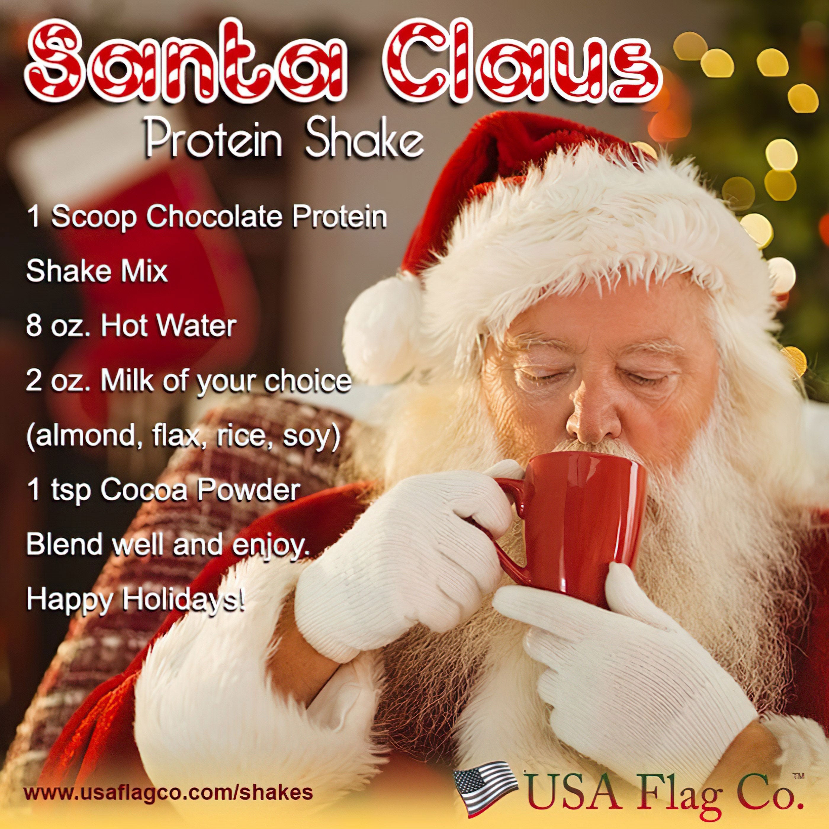 Get Your Jingle on with this Santa Claus Protein Shake Recipe