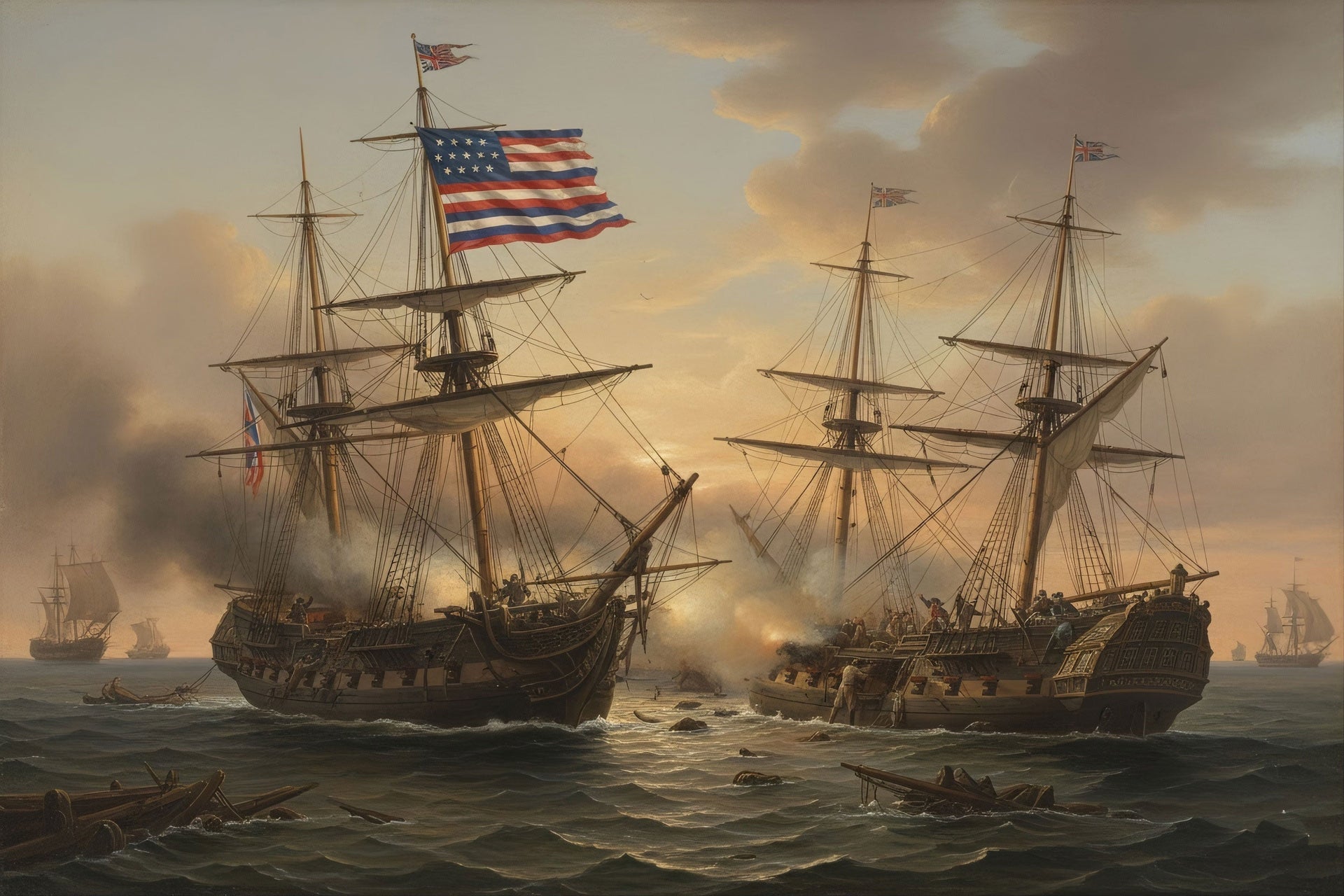 The Serapis Flag: John Paul Jones's Banner from the Battle of Flamborough Head (1779)