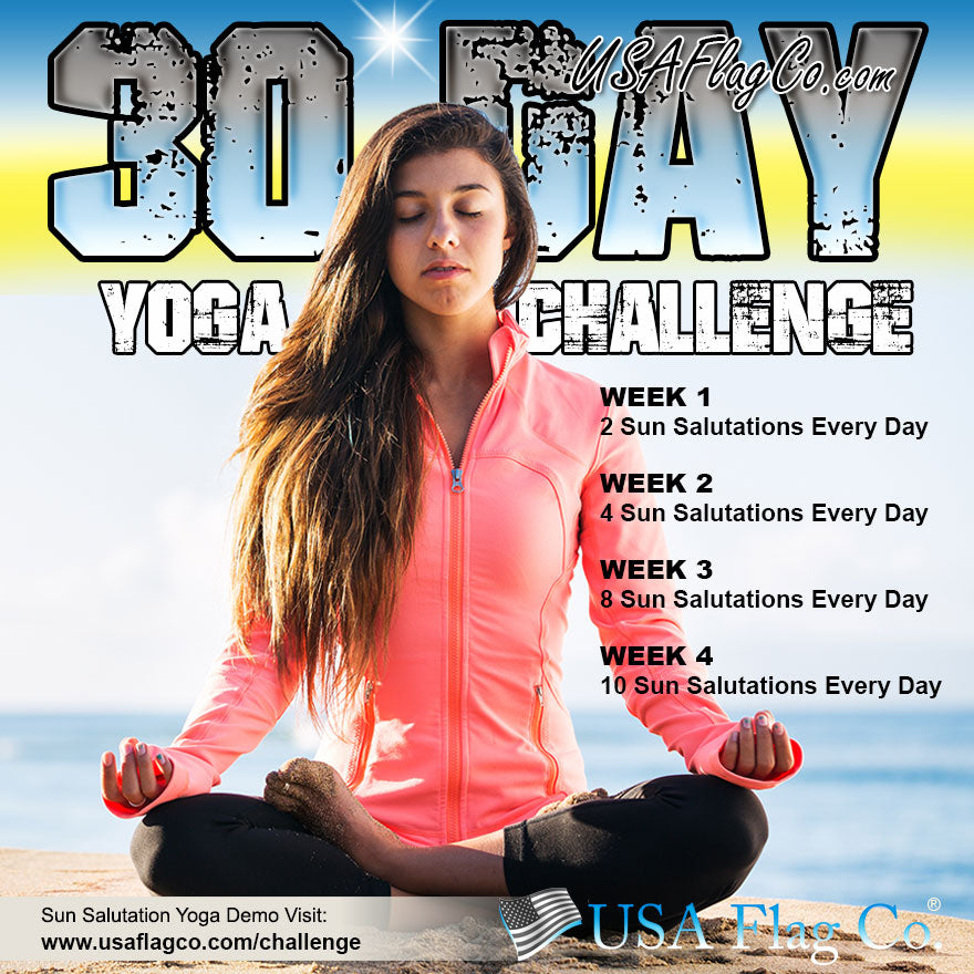 The Morning Sun Salutation 30 Day Yoga Challenge