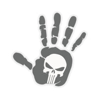 Punisher Handprint Sticker