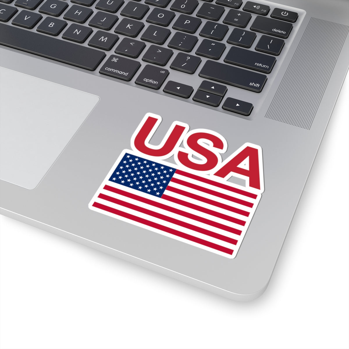 Red USA Flag Sticker