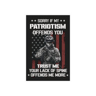 American Soldier Patriotism Poster "Trust Me" (Jumbo-sized)
