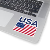 Blue USA Flag Sticker
