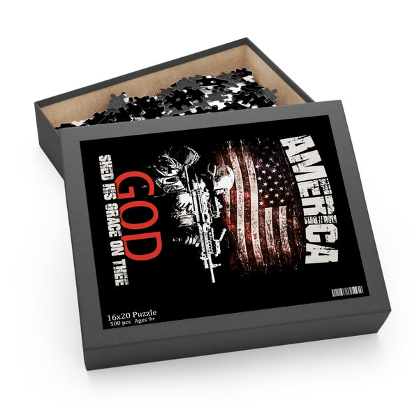 American Soldier Puzzle (120, 252, 500-Piece) – USA Flag Co.