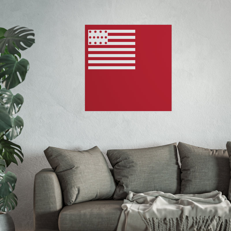 Brandywine Flag Poster (Medium) to (Jumbo-sized)