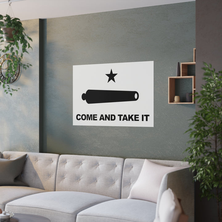 Gonzales Flag Poster "Come And Take It"