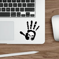 Punisher Handprint Decal (indoor and outdoor use)