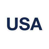 Old Glory Blue USA Sticker