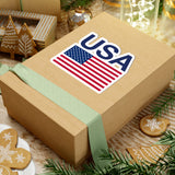 Blue USA Flag Sticker