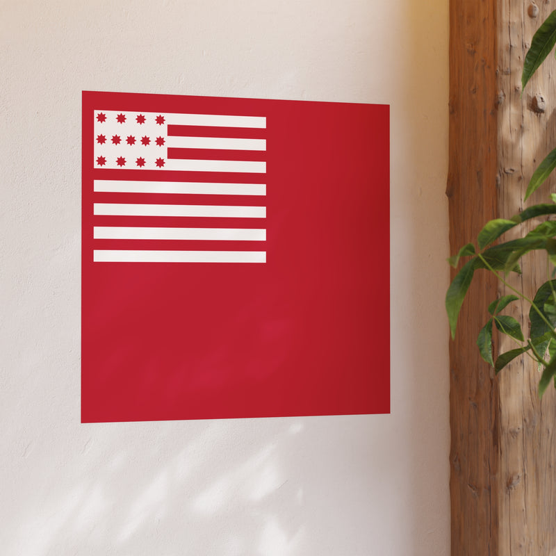 Brandywine Flag Poster (Medium) to (Jumbo-sized)
