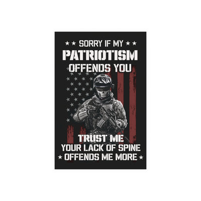 American Soldier Patriotism Poster "Trust Me" (Jumbo-sized)