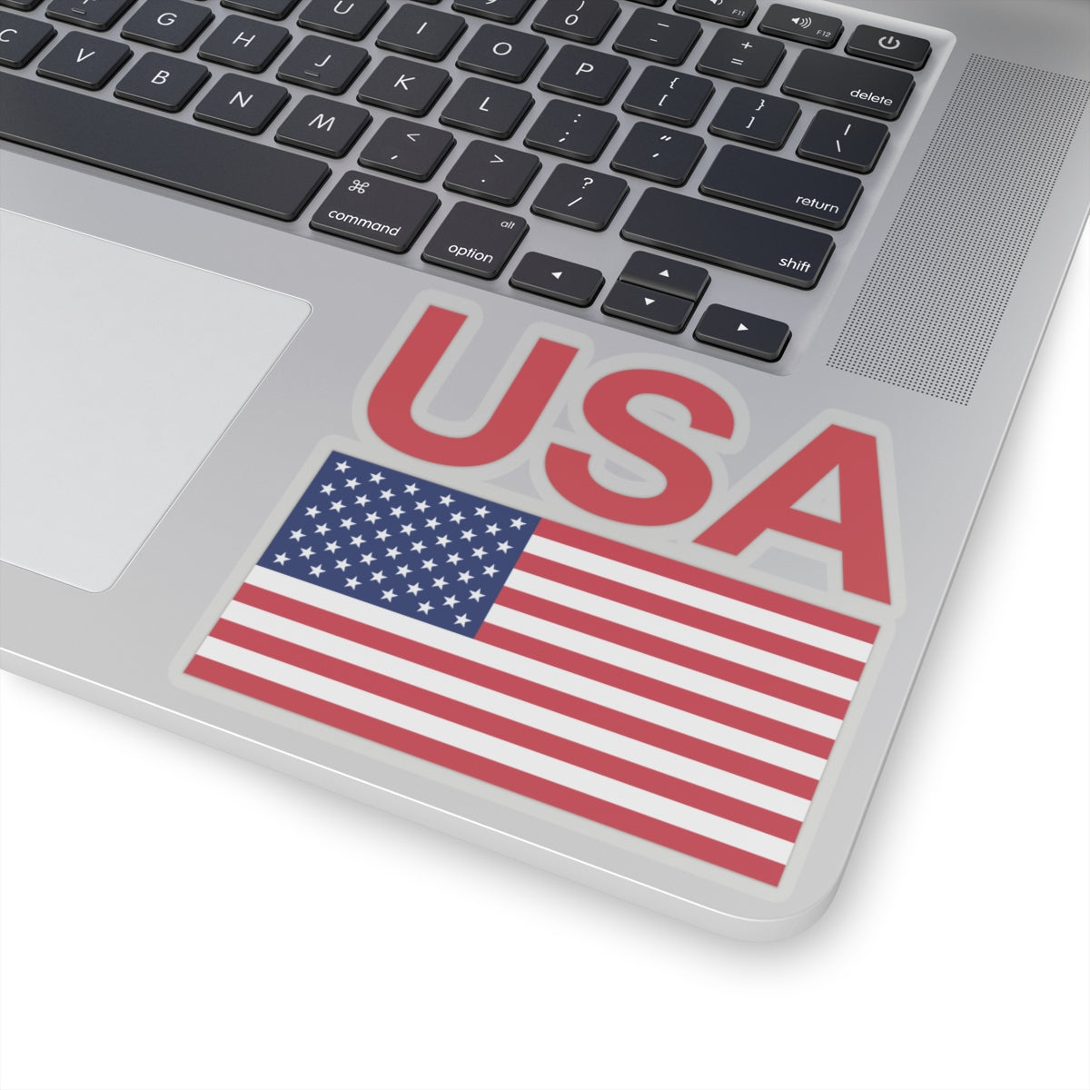 Red USA Flag Sticker