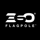 360 Flagpole logo on a black background
