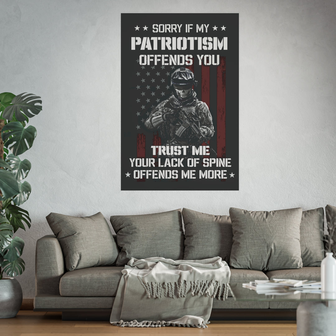 American Soldier Patriotism Poster "Trust Me" (Jumbo-sized)