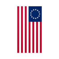Betsy Ross Flag Decal (Right-side) (indoor and outdoor use)