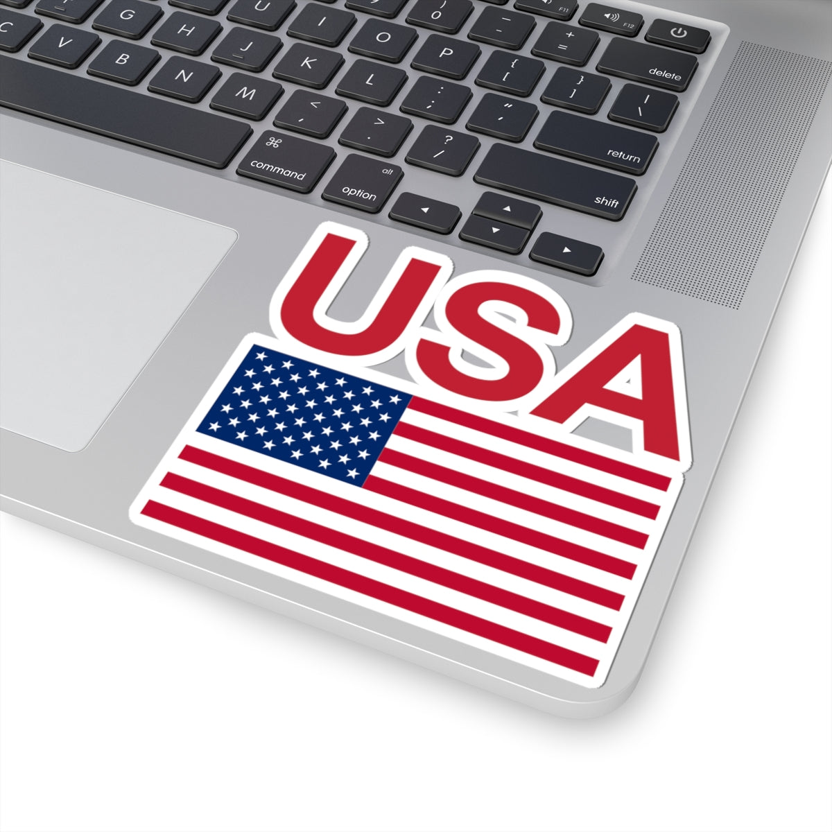 Red USA Flag Sticker