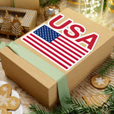 Red USA Flag Sticker