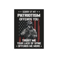 American Soldier Patriotism Poster "Trust Me" (Jumbo-sized)
