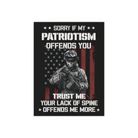 American Soldier Patriotism Poster "Trust Me" (Jumbo-sized)