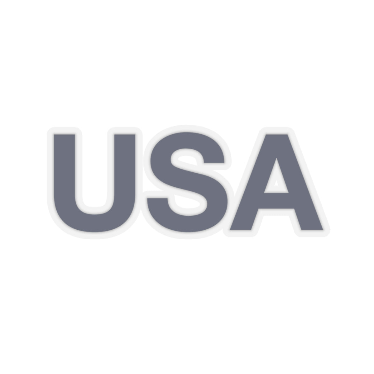 Old Glory Blue USA Sticker