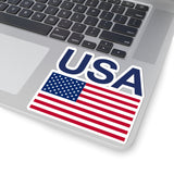 Blue USA Flag Sticker