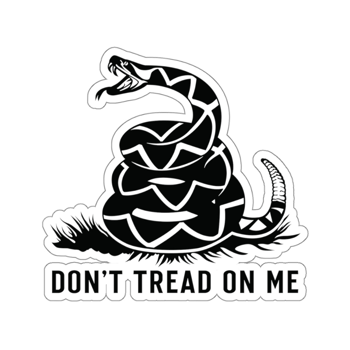 Emblem Of US, With Snake Illustration And Word : Don't Tread On Me, Come And Take It. Vector - Foto 4