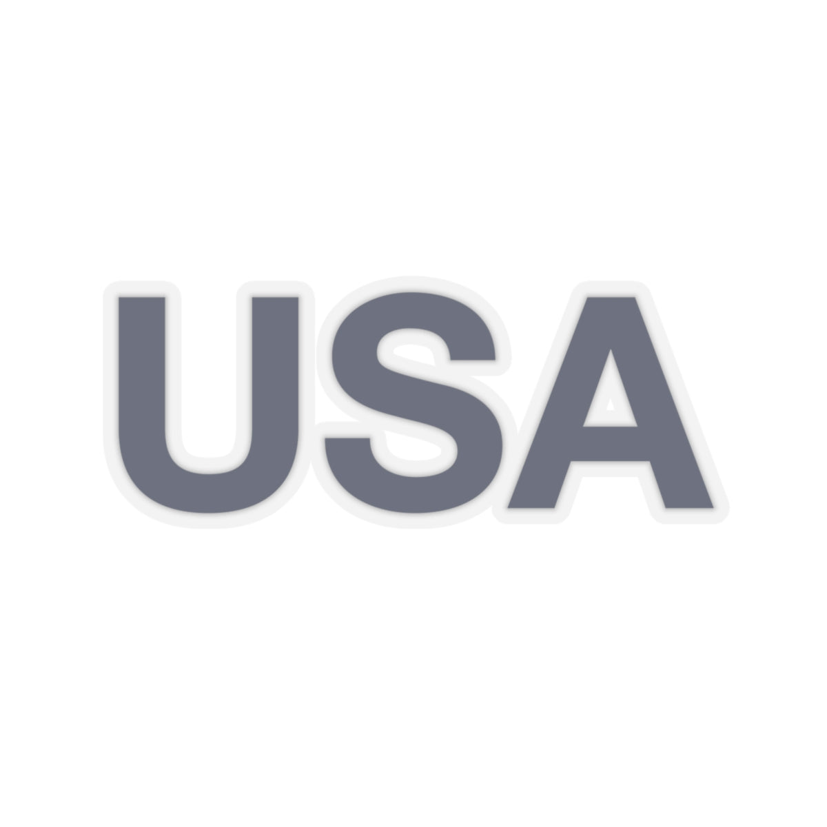 Old Glory Blue USA Sticker