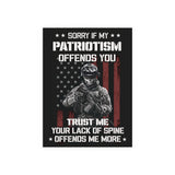 American Soldier Patriotism Poster "Trust Me" (Jumbo-sized)
