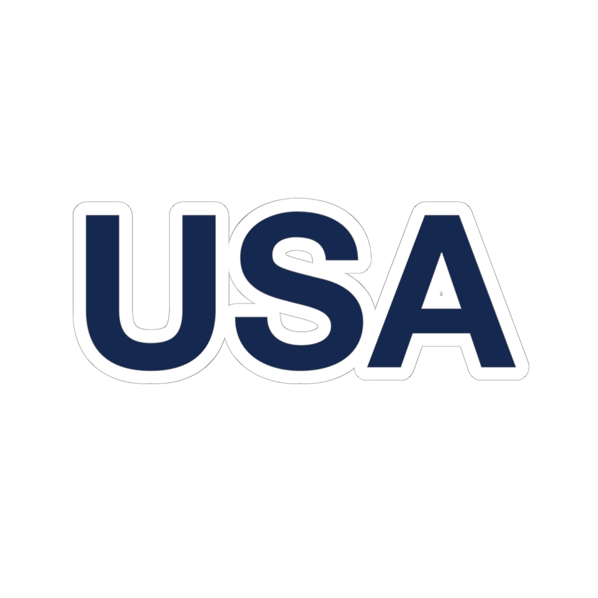 Old Glory Blue USA Sticker