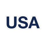 Old Glory Blue USA Sticker