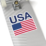 Blue USA Flag Sticker