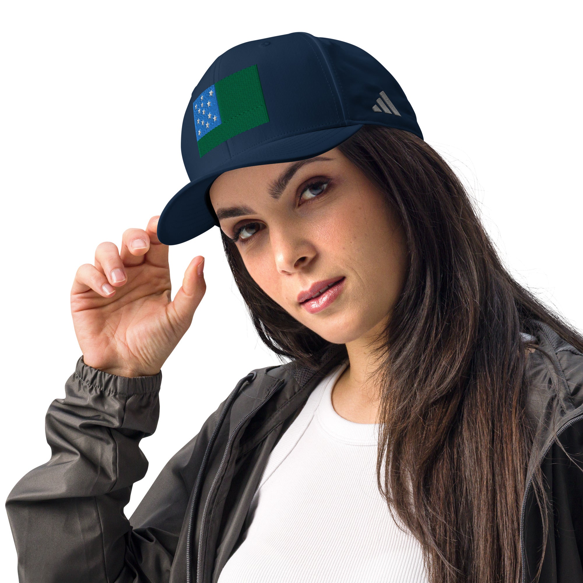 Adidas Performance Baseball Cap - Embroidered Green Mountain