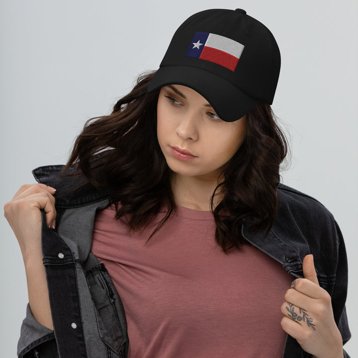 Dad Hat - Texas State Flag (Embroidered Flag)