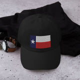 Dad Hat - Texas State Flag (Embroidered Flag)