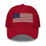 Dad Hat - Betsy Ross Flag (Embroidered Flag)