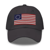 Dad Hat - Betsy Ross Flag (Embroidered Flag)