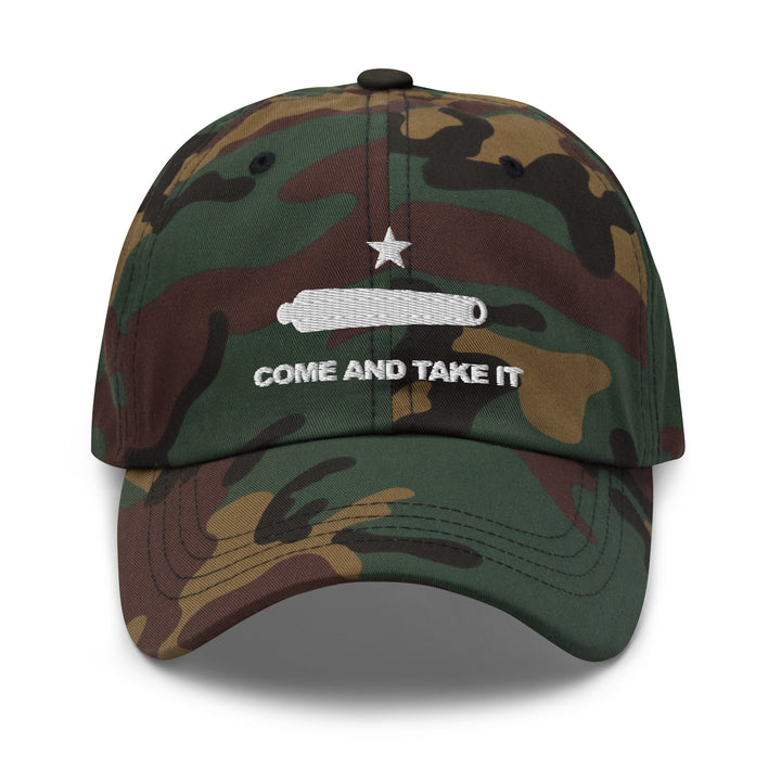 Dad Hat - Come And Take It (White Embroidered)