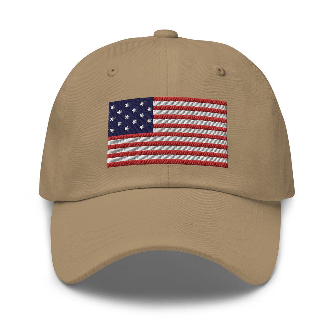 Dad Hat - Star Spangled Banner Flag (Embroidered Flag)