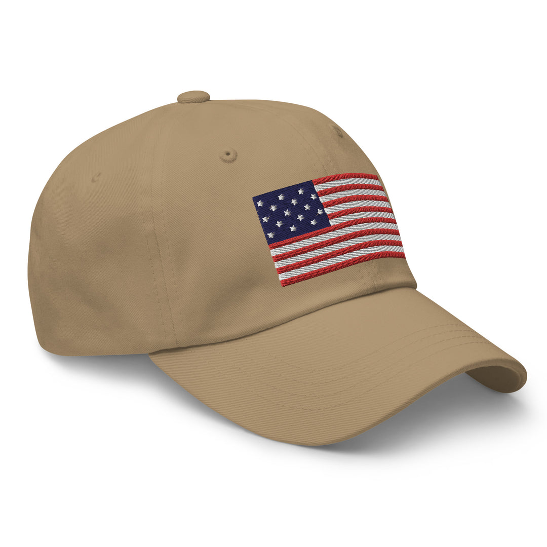 Dad Hat - Star Spangled Banner Flag (Embroidered Flag)