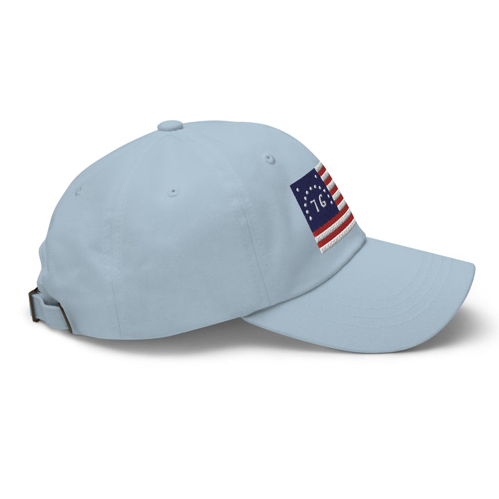 Dad Hat - Bennington Flag "1776" (Embroidered Flag)