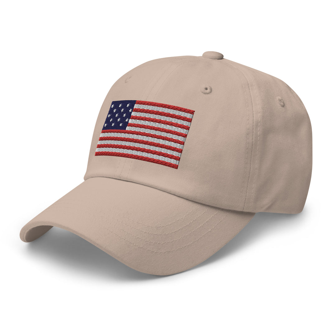 Dad Hat - Star Spangled Banner Flag (Embroidered Flag)