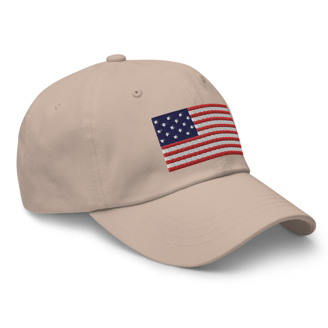 Dad Hat - Star Spangled Banner Flag (Embroidered Flag)